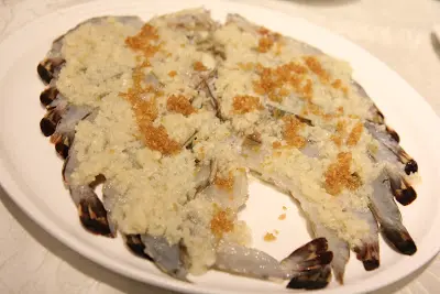 蒜蓉粉絲蒸虎蝦