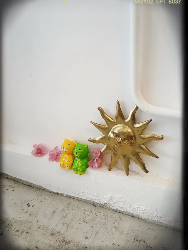 腳下先由金太陽及小貓一雙歡迎二人