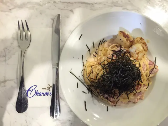 明太子煙肉忌廉意大利粉配北海道帶子