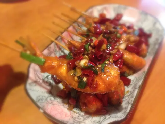 沾滿辣椒之香及醬汁