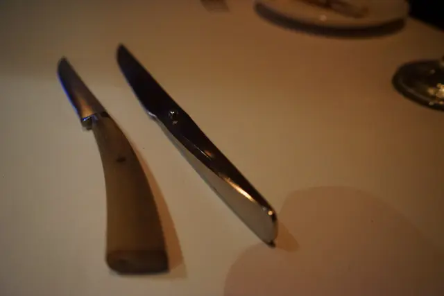 這間扒房另一gimmick是可供食客揀刀