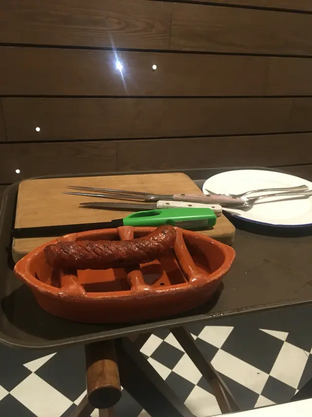 在我們面前燒,小朋友睇到很開心