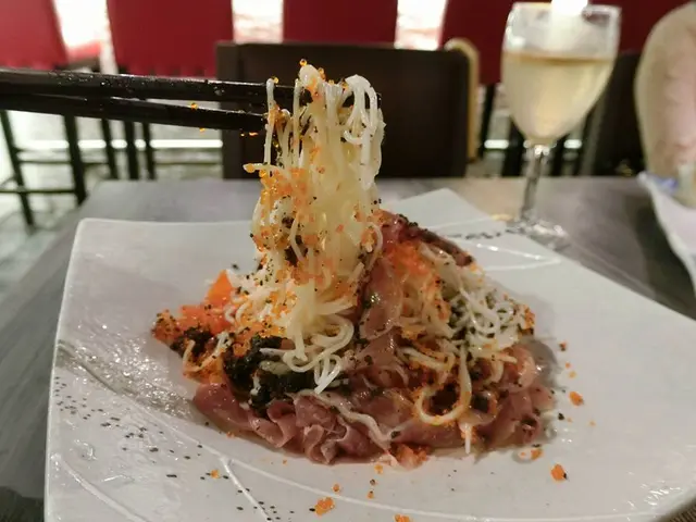 黑松露巴馬火腿冷素麵