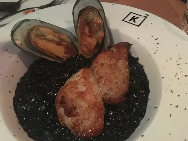 墨魚汁海鮮意大利飯