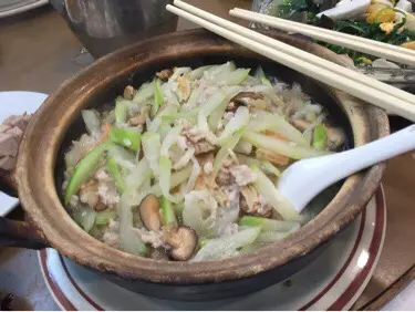 這道冬粉絲瓜很清淡，味道也蠻不錯。