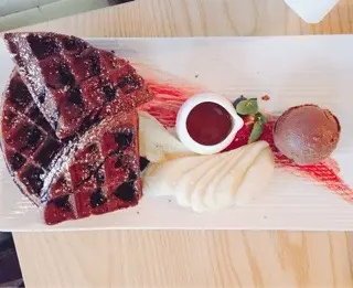 朱古力香蕉窩夫