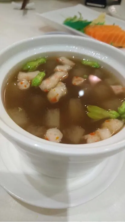 非常足料，喝後已飽了一大半！略嫌鹽味重了一點⋯