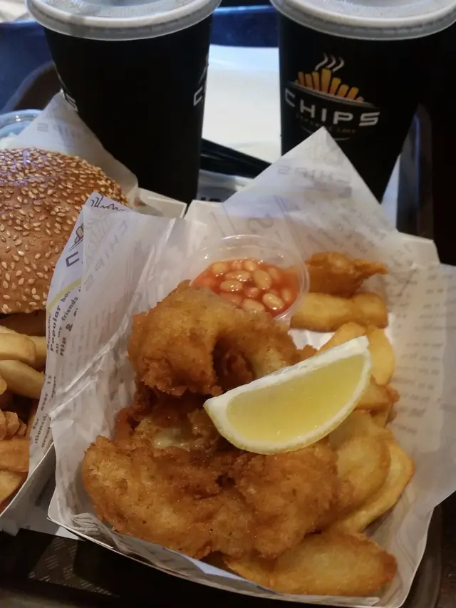 Atlantic Cod n Chips + Soft Drink