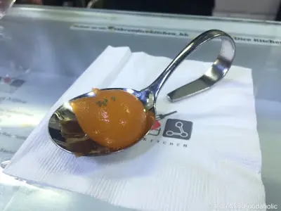 哈蜜瓜分子晶球配西班牙黑毛豬火腿