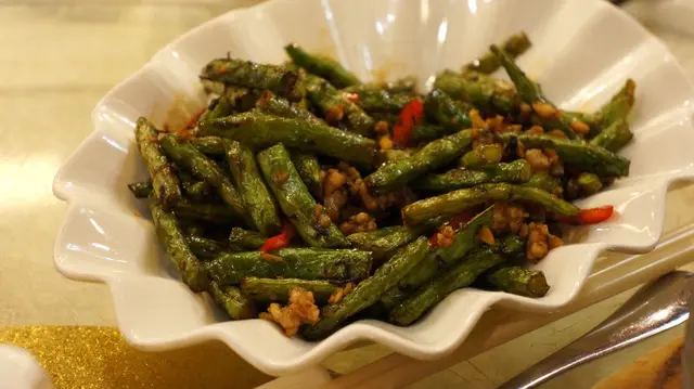 㰓菜肉鬆四季豆