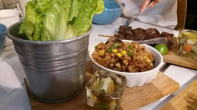 生菜肉碎包