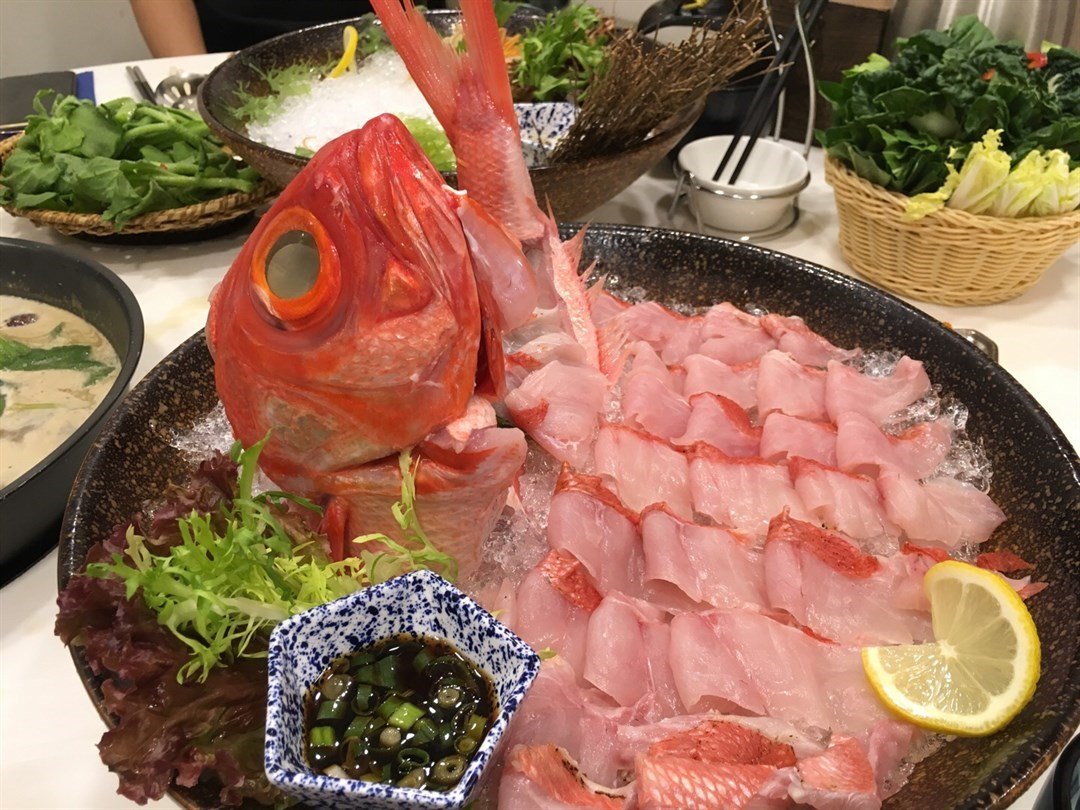 金目鲷刺身 香港尖沙咀的大一海鮮火鍋料理 Openrice 香港開飯喇