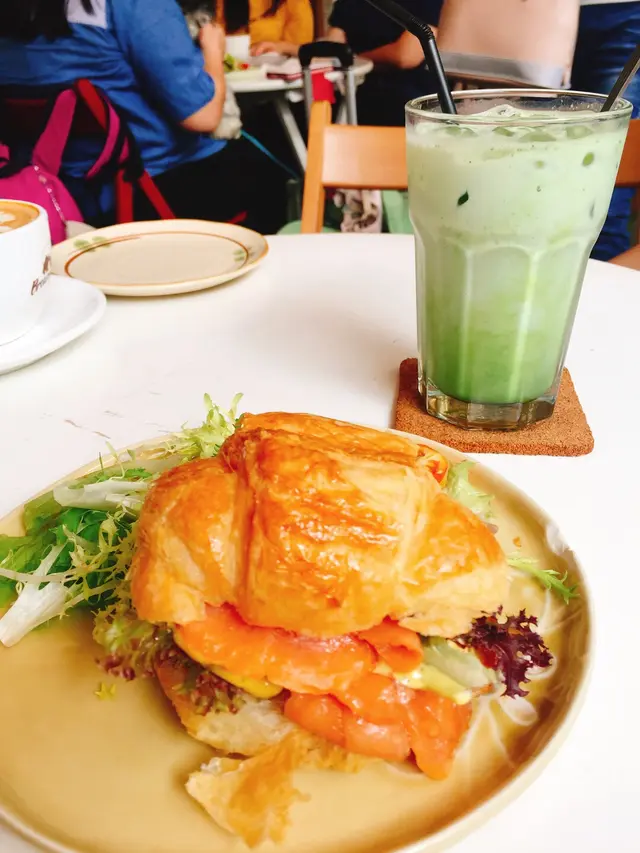 後面係抹茶latte