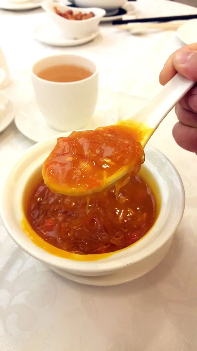 南瓜蟹粉魚翅盅