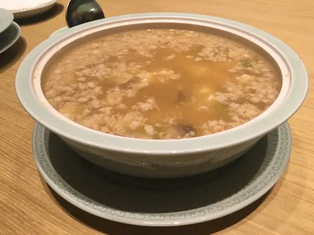 梅子肉碎粒豆腐湯