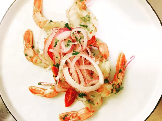  泰式醃紅蝦沙津