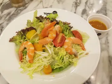 田园大虾沙律