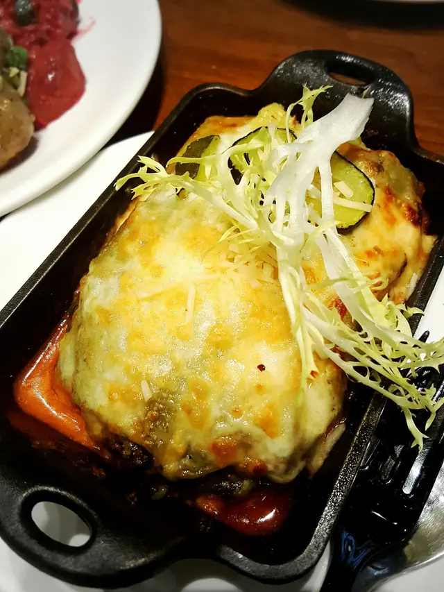 菠菜蘑菇千層麵