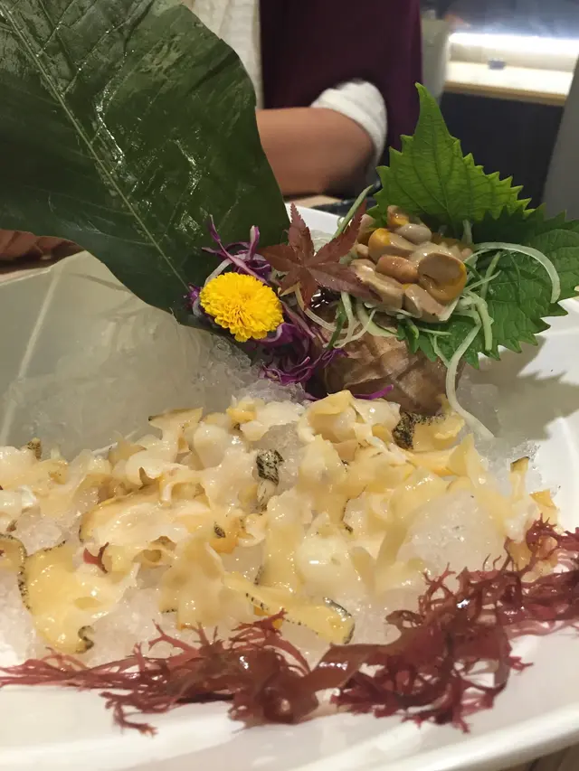 口感似象拔蚌,平常不吃刺身的朋友都很喜歡。推介﹗