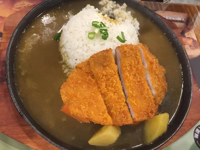 呢個一般般，咖哩好怪味，但豬扒唔錯，好脆但係又唔乾身