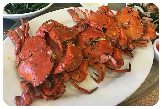 鹽油焗奄仔蟹