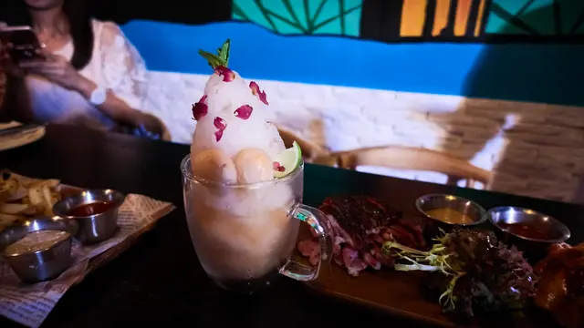 難得沙冰凍飲仍能帶出玫瑰花香