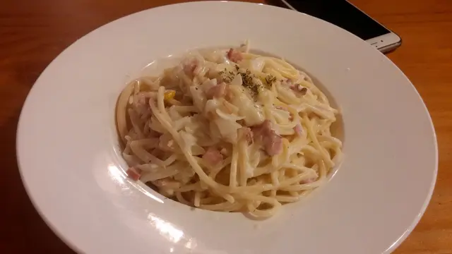 今次呢個意粉好碎，幾乎都係短O既，好難叉住