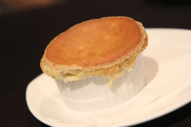 Osmanthus and Fermented Rice Soufflé