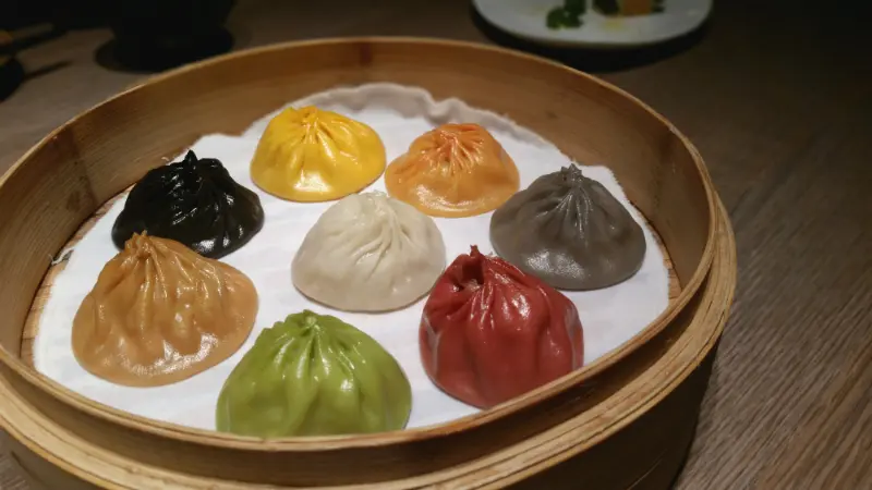 七色小籠包 香港銅鑼灣的樂天皇朝 Openrice 香港開飯喇