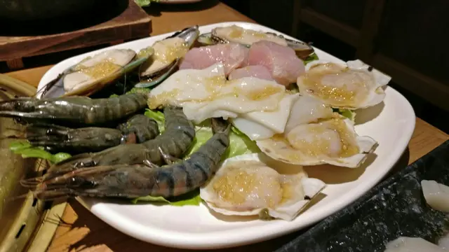 烤什錦海鮮拼盤