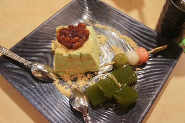  宇治綠茶木糠布甸 