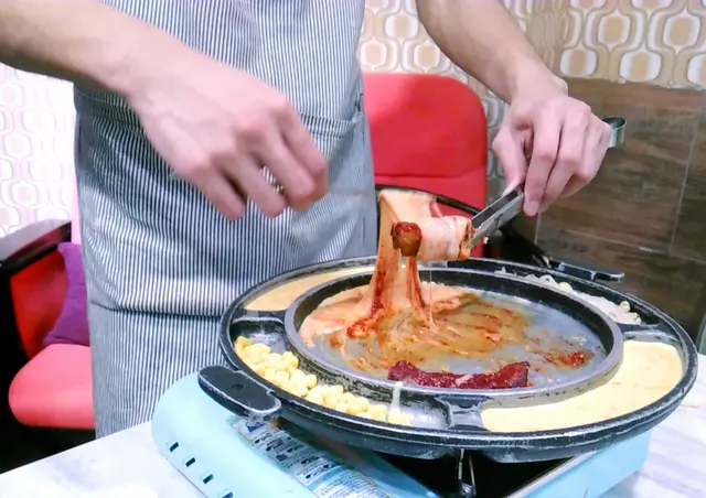 火焰芝士拉豬仔骨