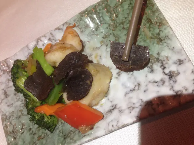 碧綠炒蝦球帶子 - 黑松露