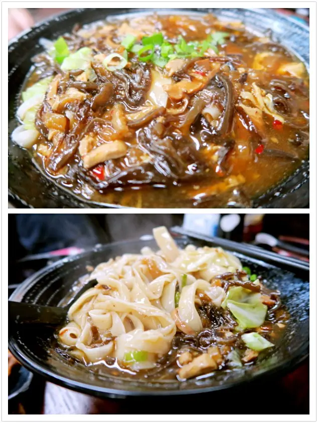 酸辣湯雲吞手擀麵