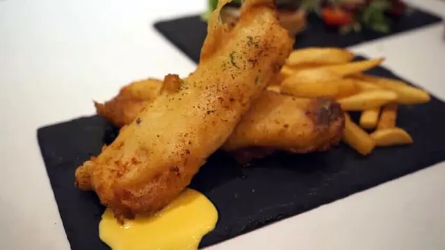 流心芝士炸魚薯條