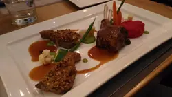 set dinner 羊鞍扒