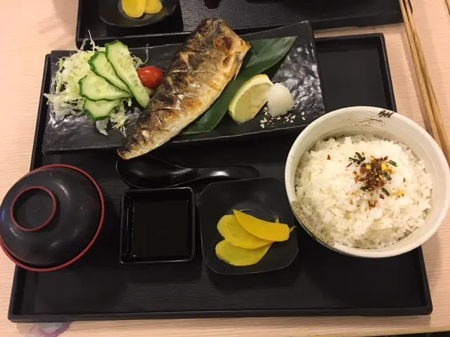 燒鯖魚定食
