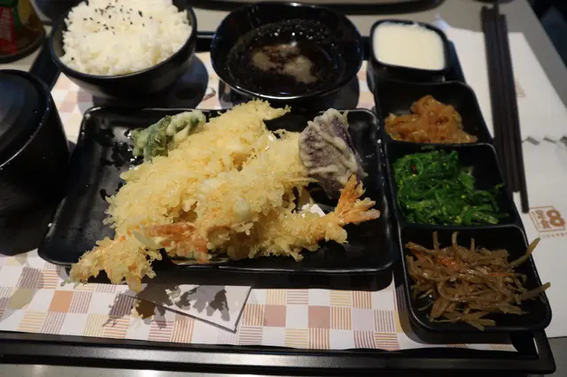 炸蝦天婦羅定食