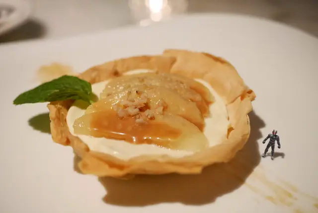 Signature green apple cream cheese tarte