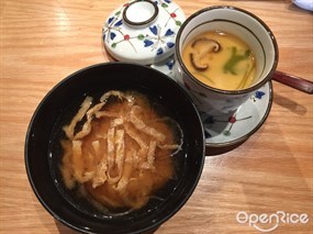 麵豉湯及蒸蛋 - 旺角的鮨心