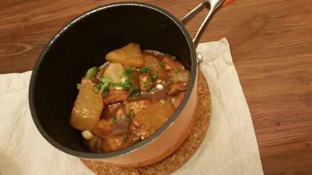 有機蘿蔔醬炆小炒肉