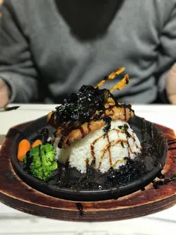 日式雞串雞扒飯