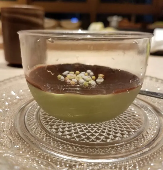 朱古力綠茶奶凍