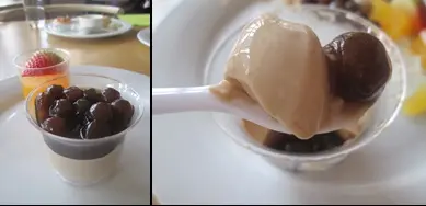 奶茶奶凍相當幼滑, 但珍珠不夠Q彈