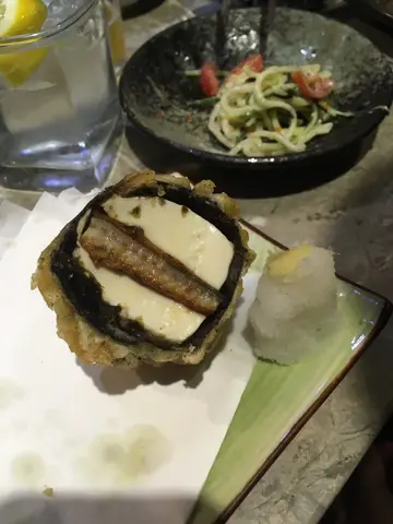 Eel tofu tempura  