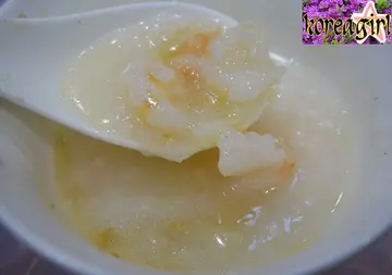 鲜虾带子粥