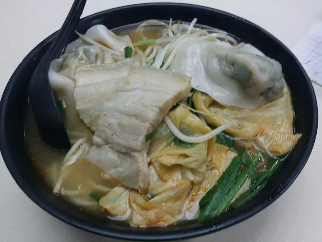 腩肉菜肉雲吞米線(小小辣)