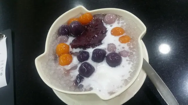 紫薯蓉芋圓西米露