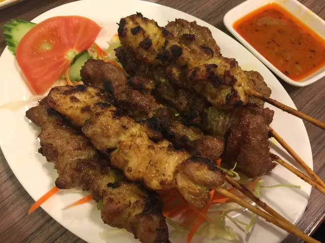 串燒肉質嫩滑多汁,絕對不會「嚡」口,
尤其是雞肉、豬肉,甚為滋味!😋