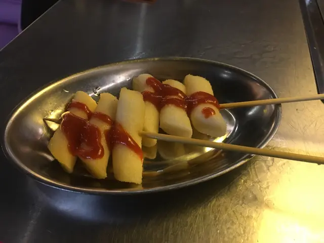 下午茶送的燒年糕串